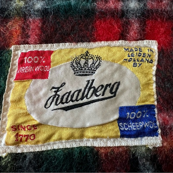Vintage 100% Wool Faalberg Holland Blanket - Picture 4 of 6
